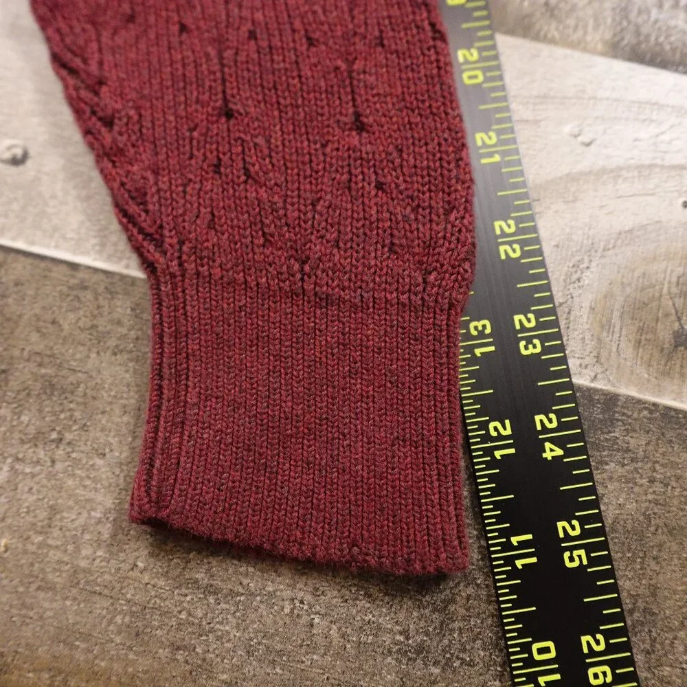 Tommy Bahama‎ quarter zip pullover sweater mock neck men's medium maroon